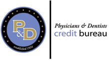 Physicians and dentists credit bureau company logo